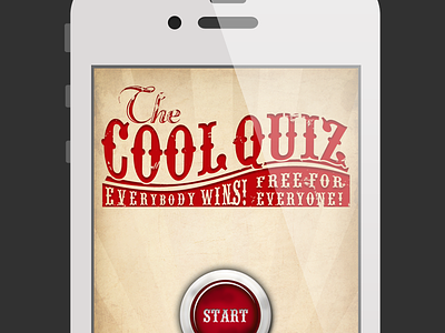 Cool Quiz Home Dribbble carnival circus game grunge retro
