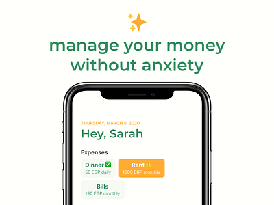 Introducing Mon ✨ fiancial minimalist money money app money management personal finance ui ux uxui