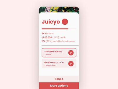 Open Dashboard • Restaurant Management App (Belhana) android app app design belhana colorful dashboad flutter ios minimal mobile restaurants simplistic ui ux