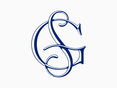 GS monogram lettering logotype monogram typography