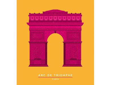 Arc De Triomphe arc de triomphe architecture buildings france illustration paris