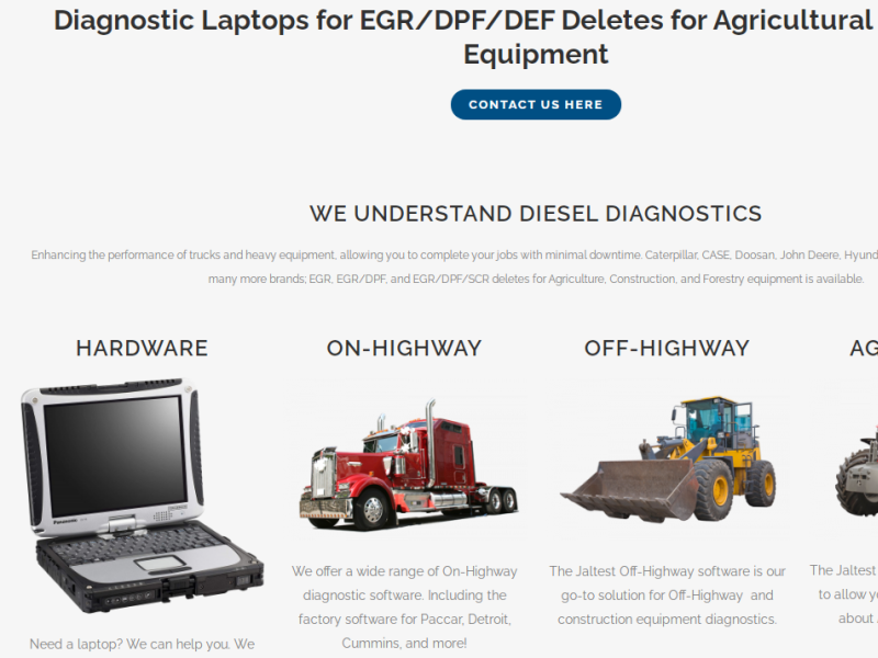 Heavy Duty Truck Diagnostic Laptop For Sale by Richard Moca on Dribbble