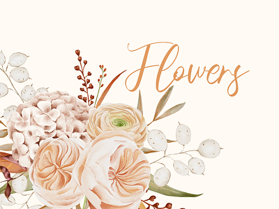 Watercolor Flowers Clipart