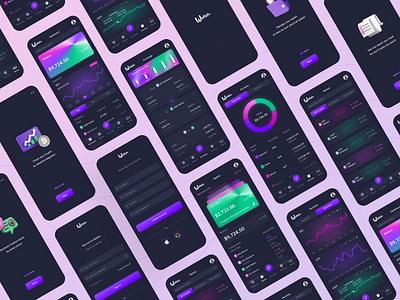 Crypto Wallet App UI Design crypto cryptocurrencywallet design mobileapp mobiledesign ui uidesign