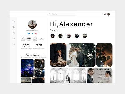 Photographer Admin Dashboard