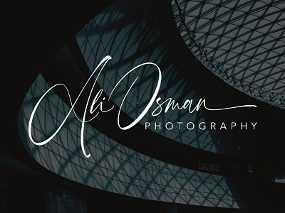 Ali Osman branding calligraphy graphic design handwritten logo signature typography