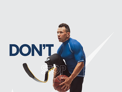 Nike Amputee Basketballer design