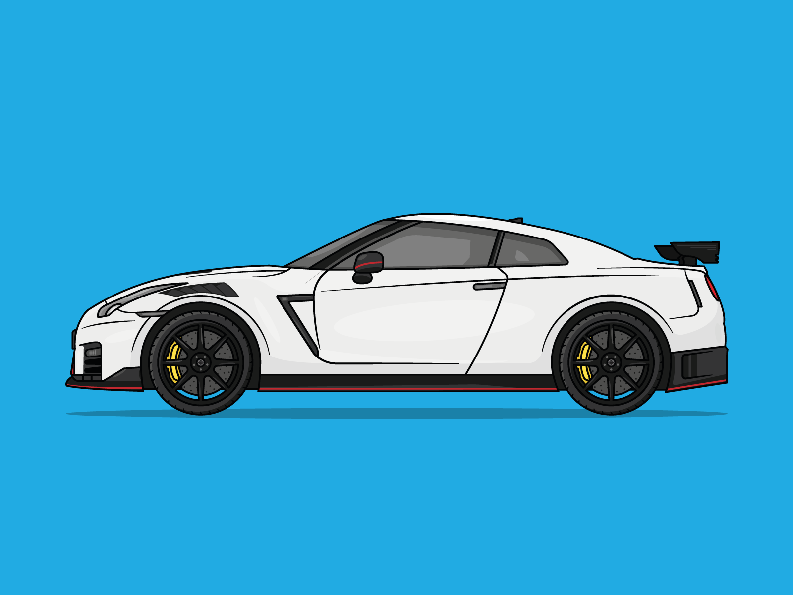 Nissan GTR R35 Nismo by Wessel de Ridder on Dribbble