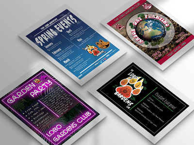 Flyer Designs, Business Card, and Brochure - Lobo Gardens