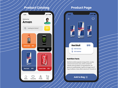Beverage Store UI app branding design figma mobile ui ux