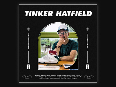 Nike Concepts - Tinker Hatfield branding design figma graphic design illustration