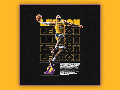 NBA Concepts - King James branding design figma graphic design illustration vector