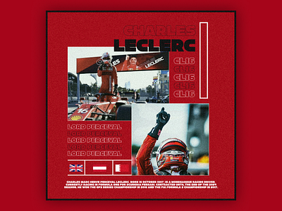 F1 Concepts - Charles Leclerc branding design figma graphic design illustration