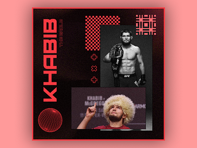 UFC Concepts - Khabib branding design figma graphic design illustration