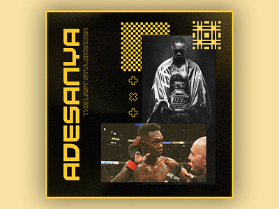 UFC Concepts - Adesanya branding design figma graphic design illustration