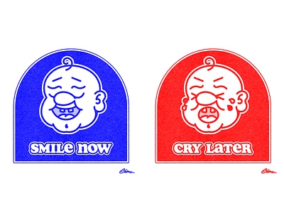 SMILE NOW, CRY LATER by Gonçalo Lima on Dribbble