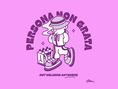 PERSONA NON GRATA branding design graphic design illustration logo vector