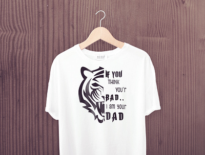 Tiger head trendy t shirt design onlineshopping