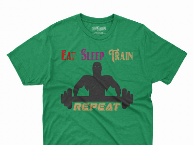 Gym and fitness t shirt design