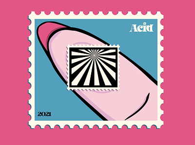 ACID STUDIO branding design illustration