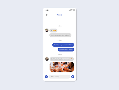 Daily UI 013 - Direct Messaging