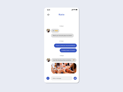 Daily UI 013 - Direct Messaging