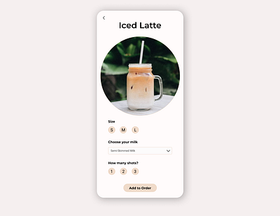 Daily UI 033 - Customize Product dailyui dailyui033