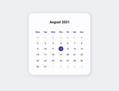 Daily UI 038 - Calendar calendar dailyui dailyui038
