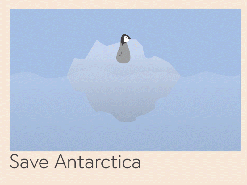 Save Antarctica design graphic design illustration vector