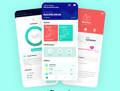 ólinvest (mutualfunds app) animation branding graphic design