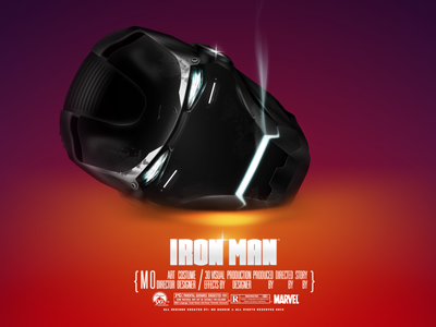 Iron Man - Black Head comics ironman marvel robot robotic wallpapers