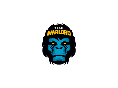 Warlord Logo Design ape esports gamer games graphic logo mascot monkey sale sports team video games