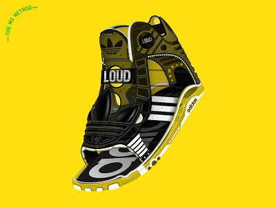 Adi.LOUD Sneaker Sandal Design adidas concept fashion footwear originals sandals shoes sneakers wearables yellow