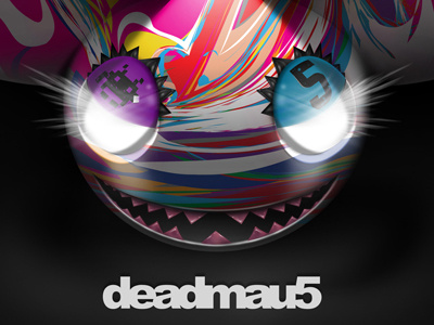 Deadmau5 Design - Mad Colors angry art colors complex dark darkness deadmau5 design digital epic eyes fanart glowing head illustration intense mad mo monster mouse pattern scary strong teeth tough wallpaper