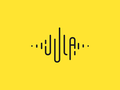 Jula Music Production app branding design illustration j logo logo minimal music music player music production musician typography ui ux vector wave waveform web