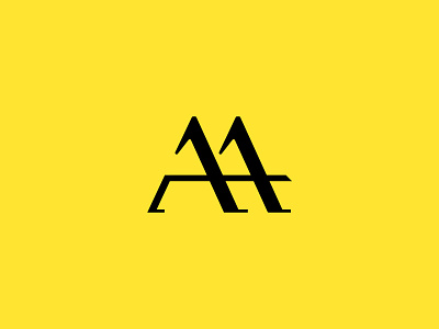 Logo Arausi Armand a logo art illustration logo minimal personal brand personal branding typography vector