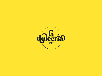 Logo La Dulcería branding design illustration lgotipo logo logothype minimal pastry pastry logo pastry shop sweet sweet logo typography vector