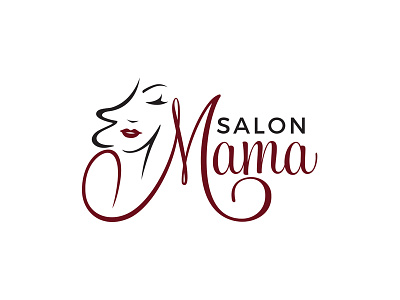 Salon Logo branding identity lettering logo script typography