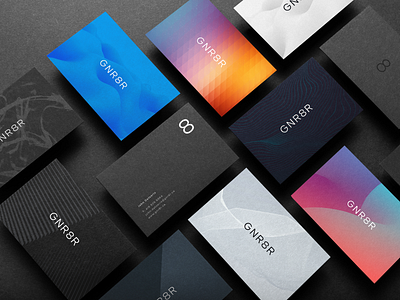 GNR8R Brand Design brand branding color color palette colorful colour design illustration logo ui