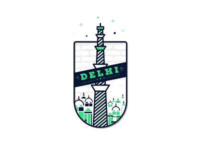 Delhi clean delhi design icon illustration illustrator logo logo type