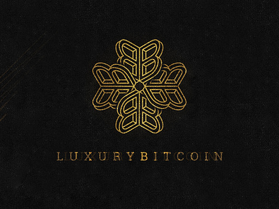 LUXURYBITCOIN bitcoin logo luxury luxury brand