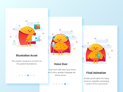 Onboarding Explainer Video App - Superherman Mascot Part 2 app character crown cute explainer king mascot monster onboarding super video