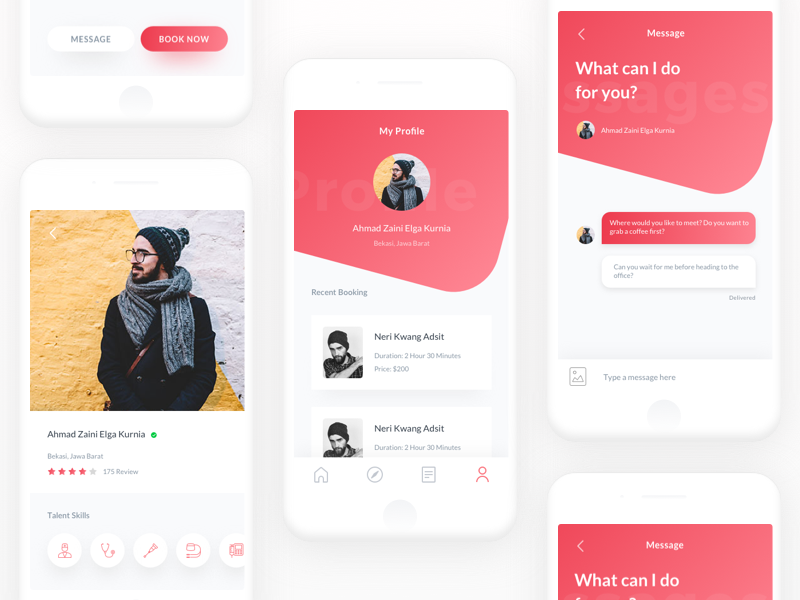 Homecare Health App Exploration Part 2 by Piko Rizky Dwinanto on Dribbble