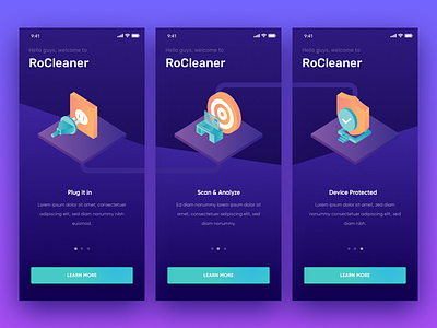 Onboarding Rocleaner