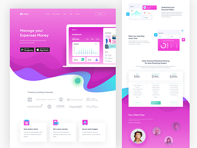 Duitku Money Management Landing Page