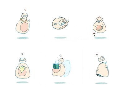 Babaoo Sketches character design cute educational game kids sketch