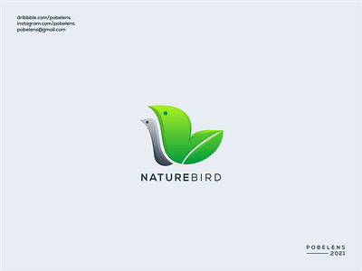 NatureBird app branding design icon illustration logo logodesign logomaker minimal typography ui ux vector