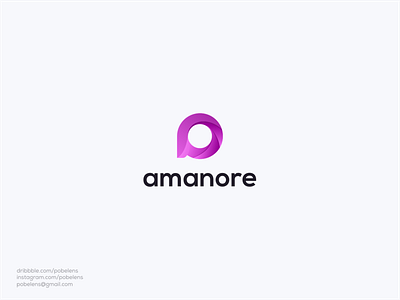 amanore app branding design icon illustration logo logodesign logomaker luxurious luxury minimal monogram logo motion ui ux