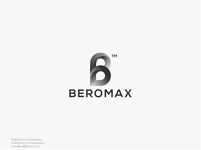 BEROMAX app branding design icon illustration logo logodesign logomaker logotype minimal monogram typogaphy ui ui ux