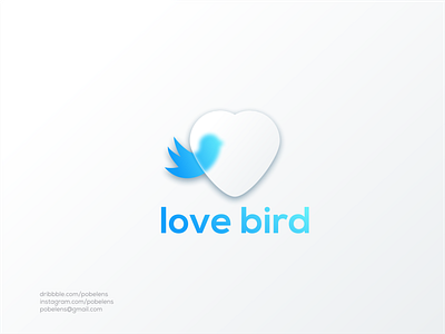 love bird animals app brand design branding branding design design icon illustration logo logodesign logomaker love minimal monogram ui ux